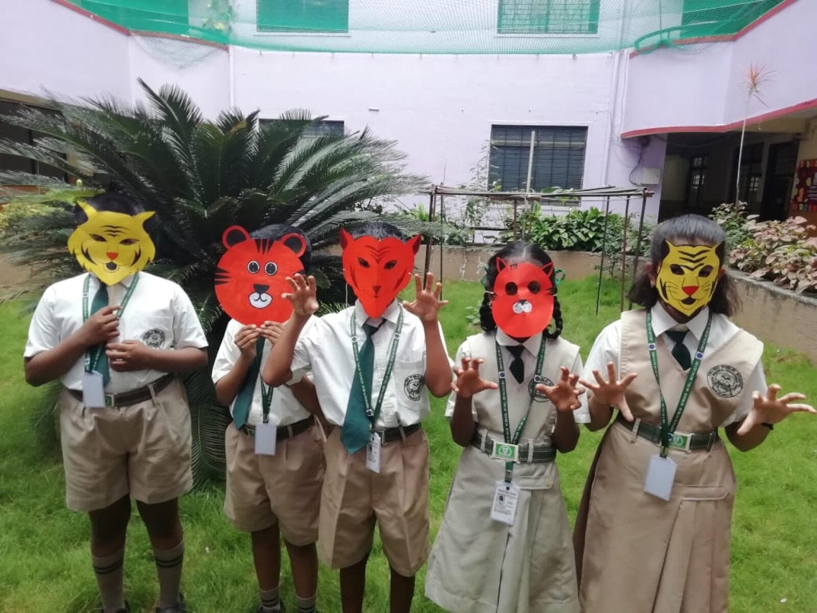 Triveni student engaged in independent reading